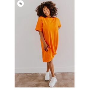 Pink desert tee dress